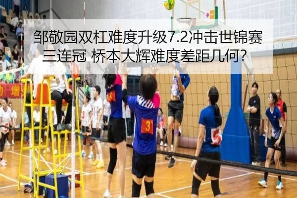 邹敬园双杠难度升级7.2冲击世锦赛三连冠 桥本大辉难度差距几何？